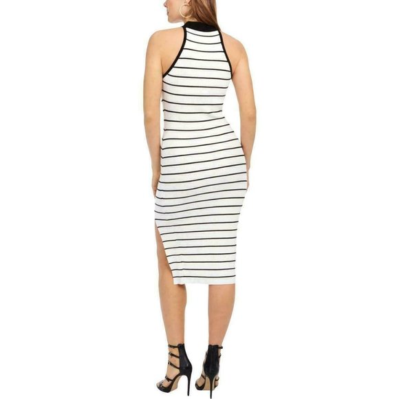 Guess Womens XL  Black-Ivory Halter Sweater Dress - Picture 2 of 4